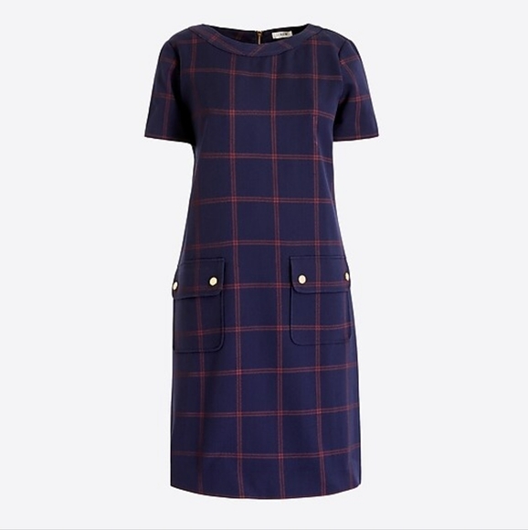 J. Crew Dresses & Skirts - J Crew Women's Relaxed Printed Pocket Dress - Size (14) - Excellent Condition